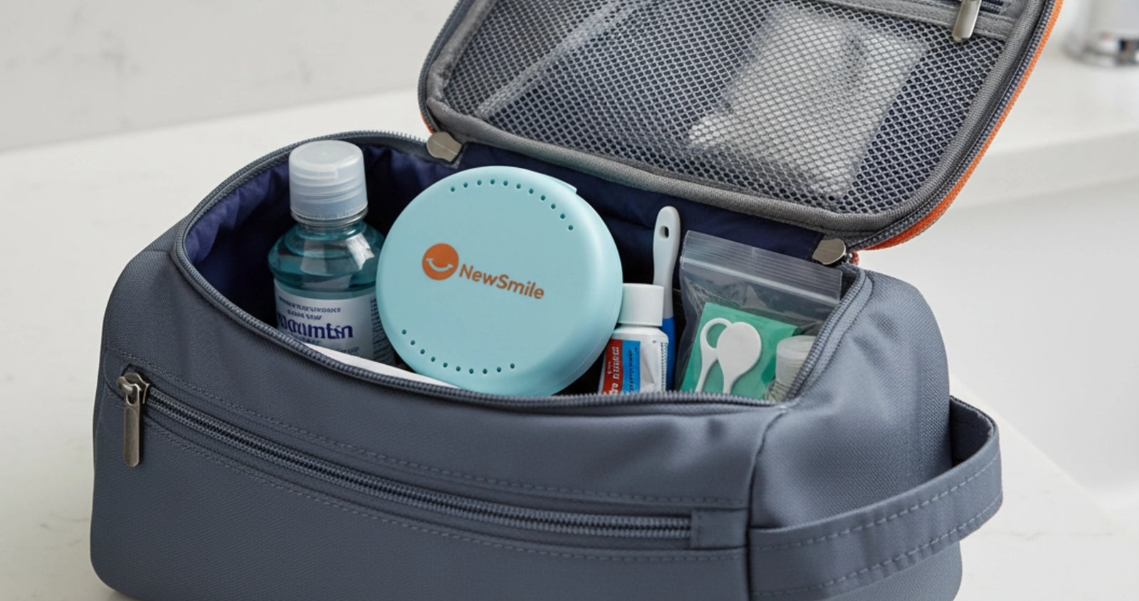 Portable aligner storage for on-the-go convenience