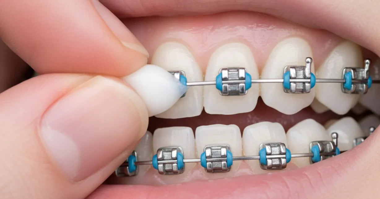 Braces rubbing against lips causing mouth sores