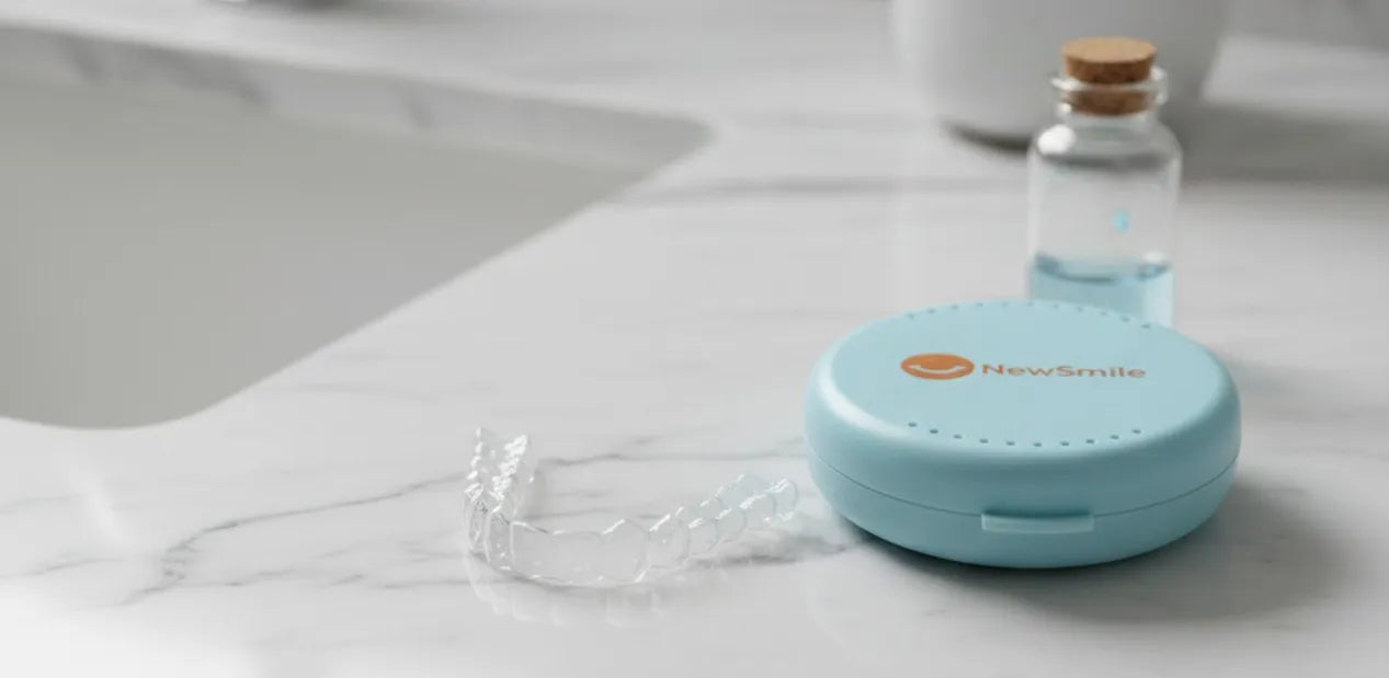 "Clear aligners for adult teeth straightening
