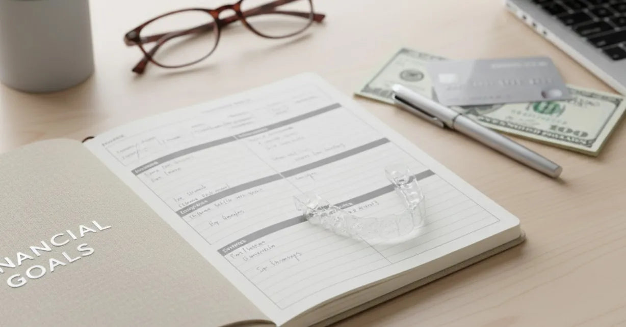 Financial planning for teeth straightening with clear aligners