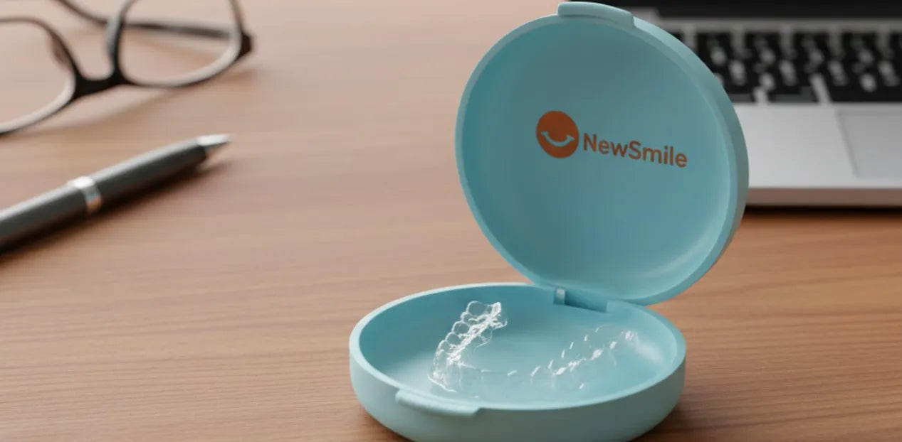 Portable clear aligners for busy adults