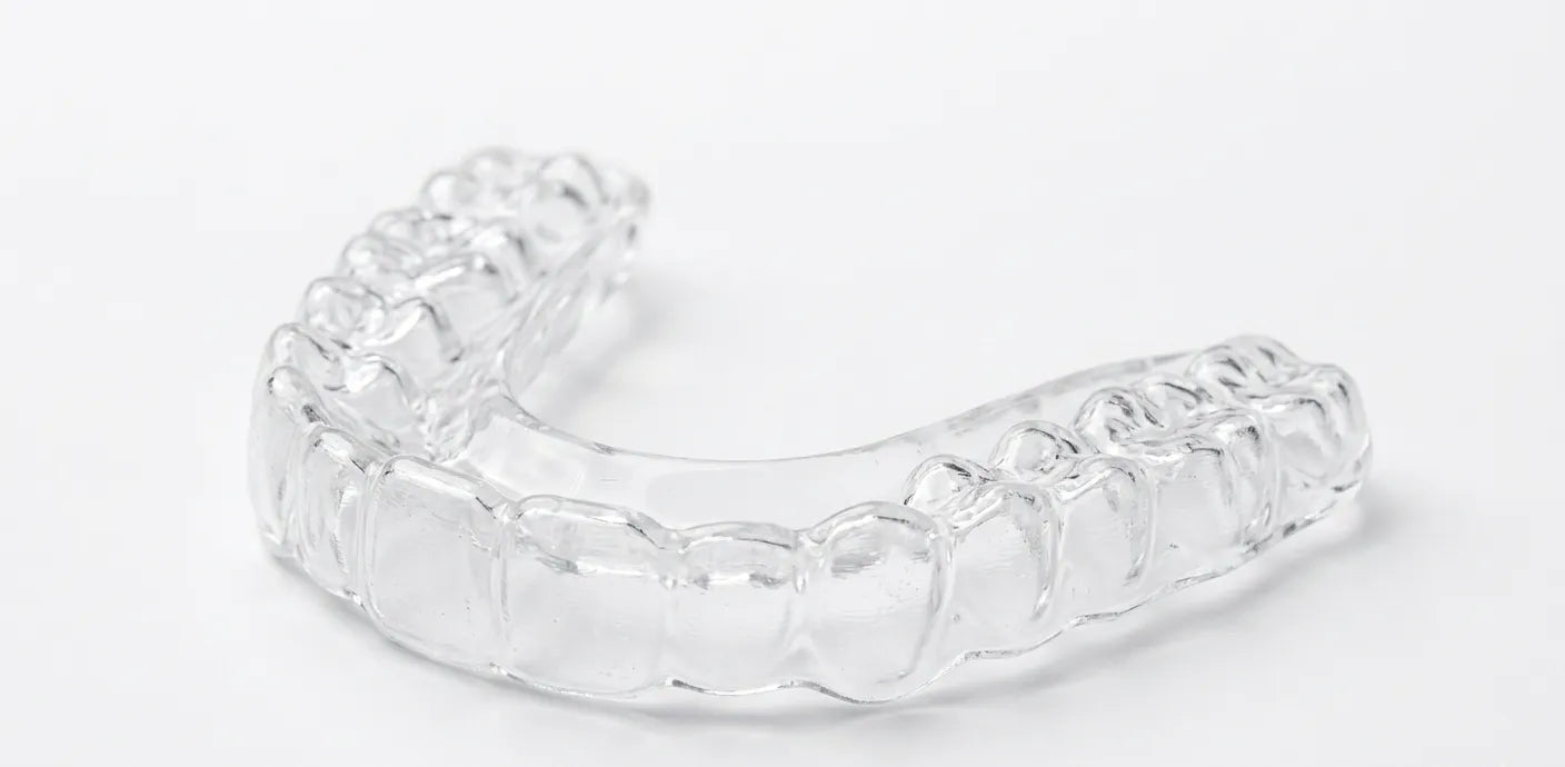 Close-up of a Night Guard on a white background