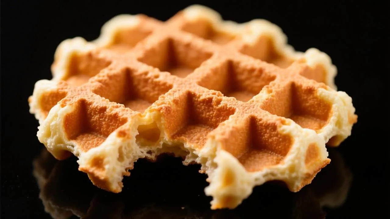 Crispy waffles can be hard on teeth with aligners.