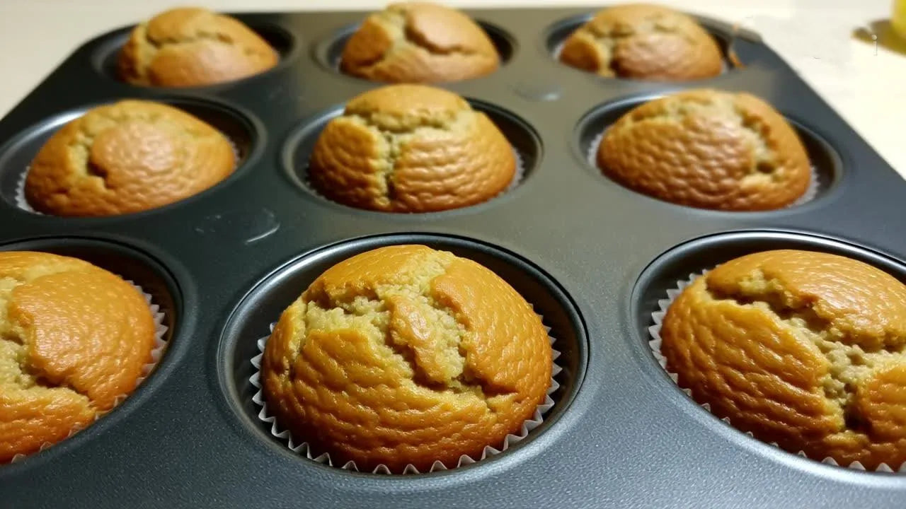 Soft banana muffins perfect for aligner-friendly mornings.