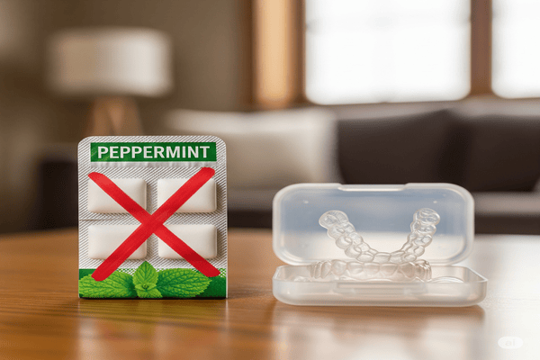 Can You Chew Gum with Clear Aligners?