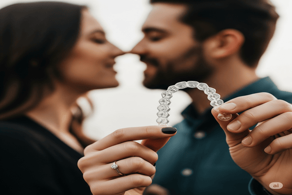 💋 Can You Kiss with Clear Aligners In?