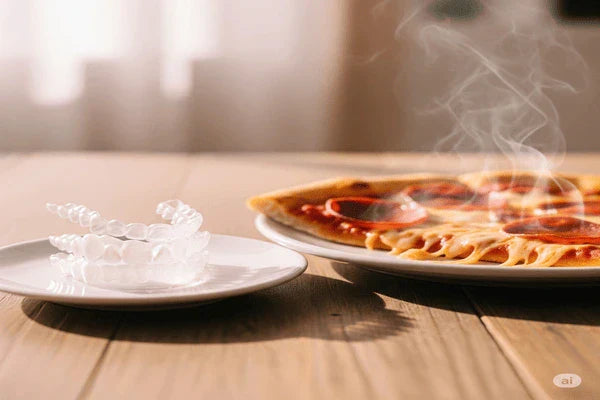 🍕 Can I Eat with My Clear Retainers In? (Spoiler: Probably Not)