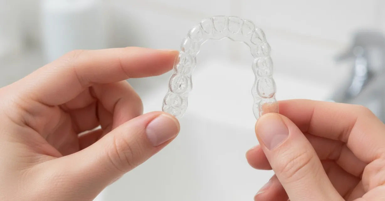 Proper grip for removing tight NewSmile aligner safely