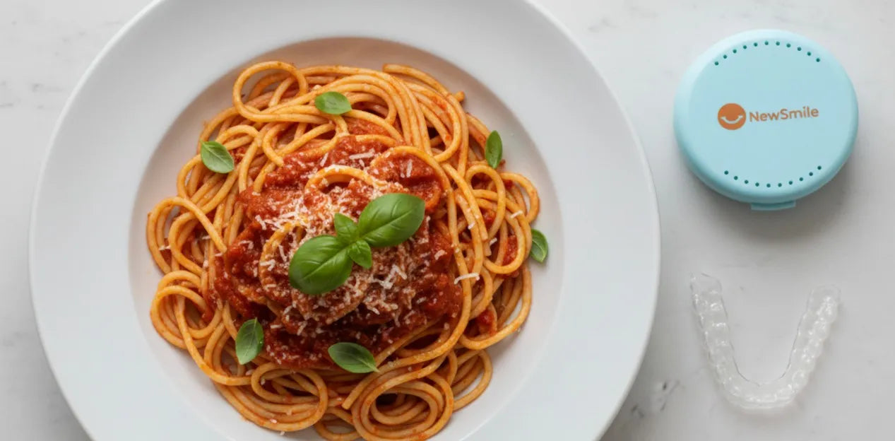 Al dente pasta can strain Invisalign aligners