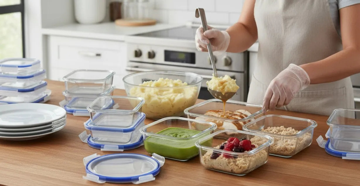 Preparing soft meal prep aligner-friendly dishes