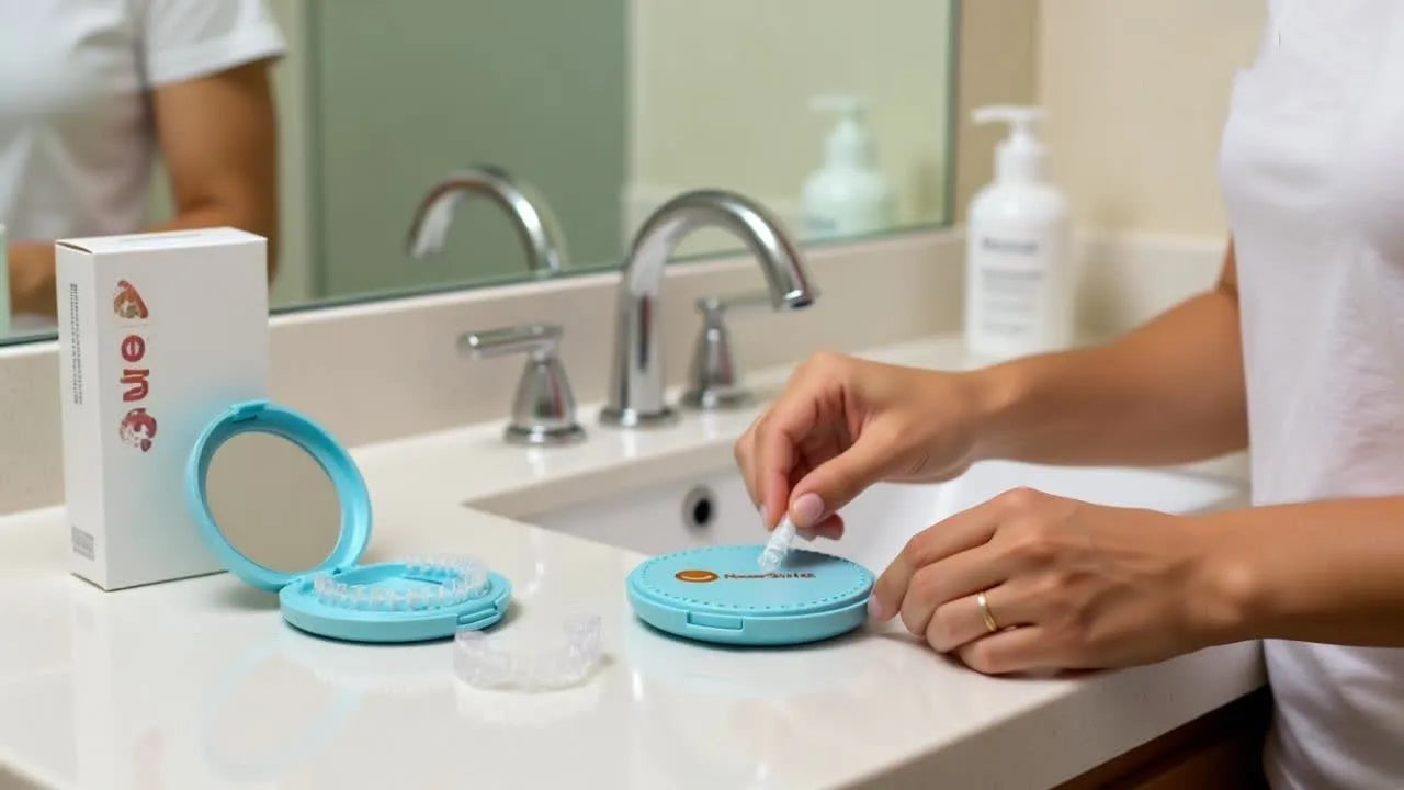 Beginner organizing clear aligner essentials before starting treatment