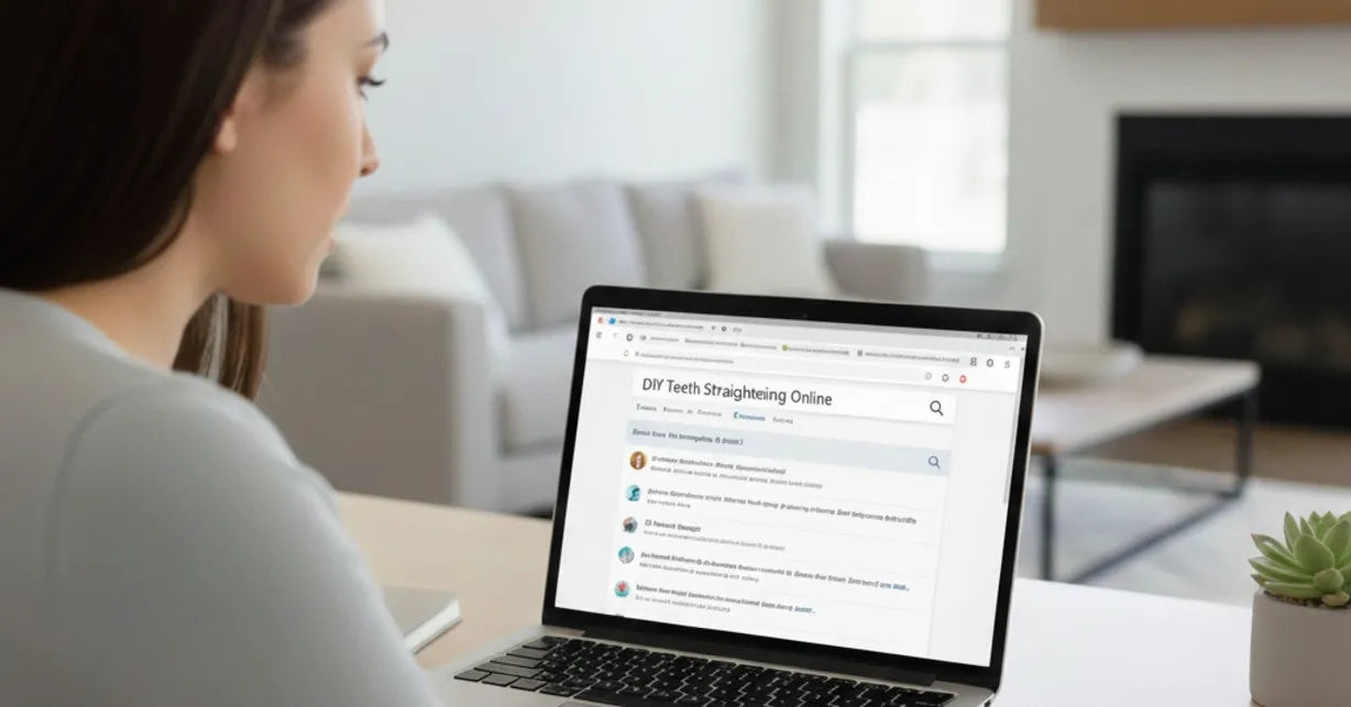 Comparing DIY teeth straightening vs clear aligners