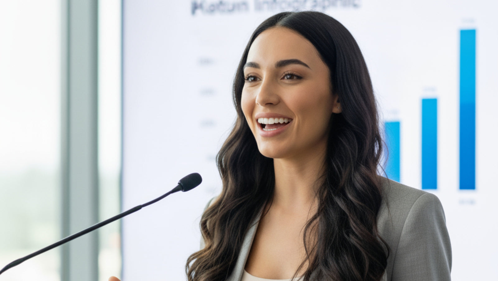 Speaking confidently with aligned teeth