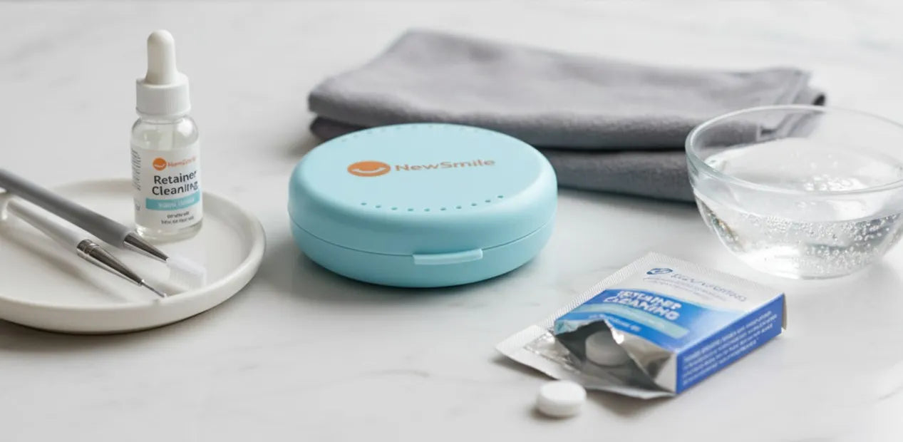 Cleaning and storing retainers properly
