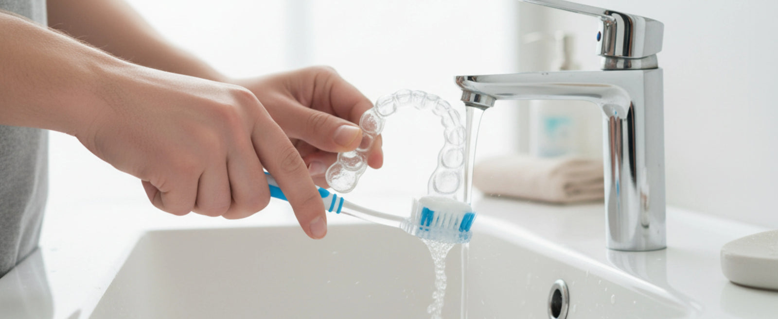 Proper way to clean retainers to prevent stains