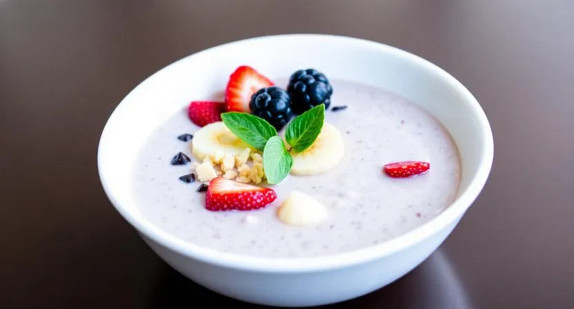 Soft chia pudding breakfast gentle on aligners.