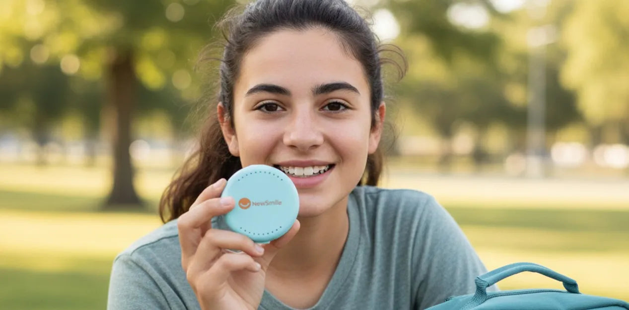 Teen-friendly soft meal with NewSmile aligner case