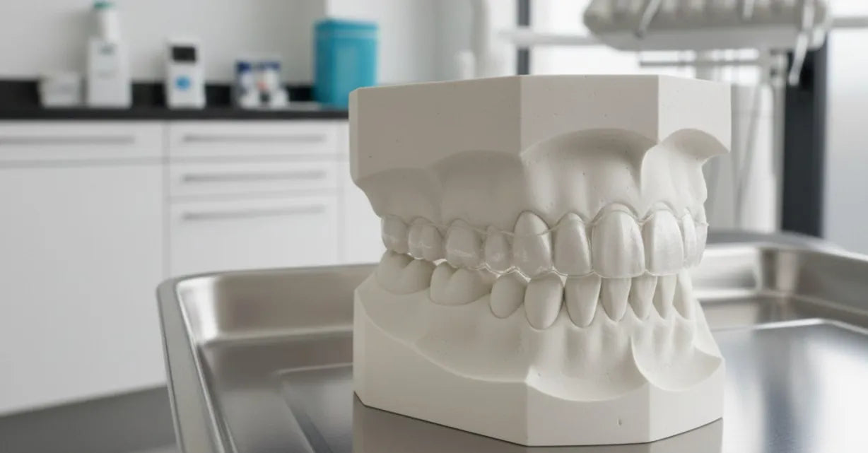 Clear retainer for lasting teeth alignment