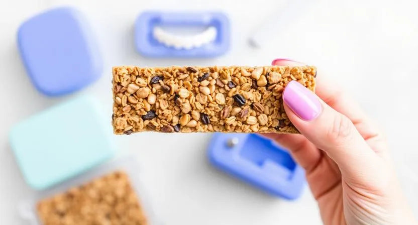 Hard breakfast foods to avoid with aligners.