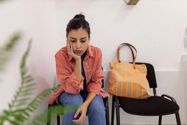 Women sitting in waiting room