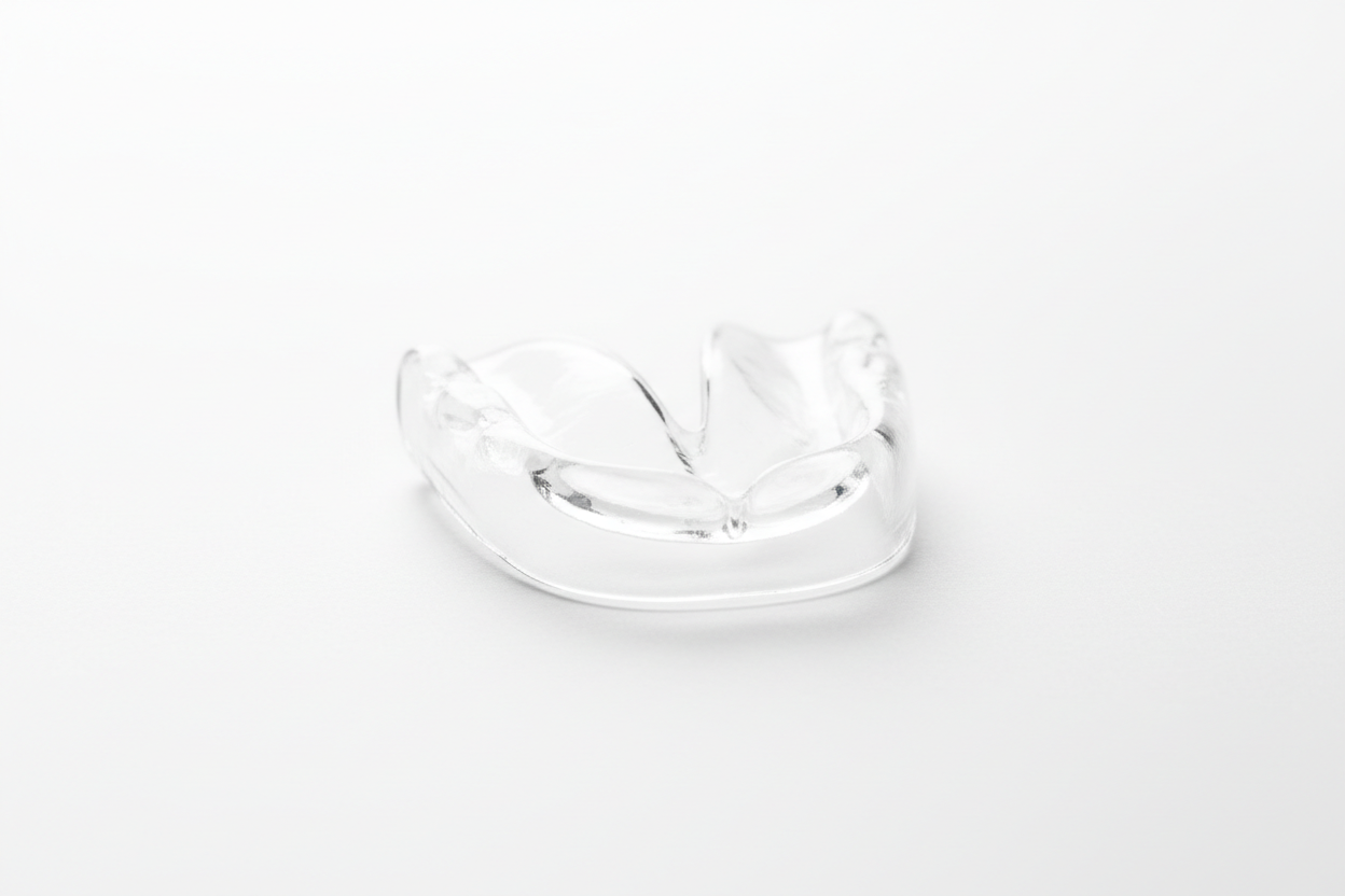Mouthguard with white background