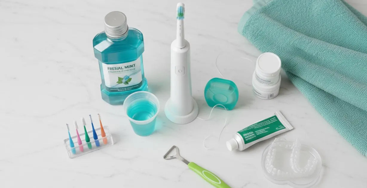 Complete oral care kit for cavity prevention